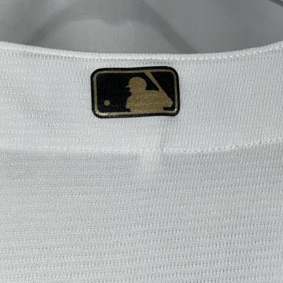 Los Angeles Dodgers 2022 All Star Game Jersey Blank White/Gold Women’s Jersey XL - Picture 7 of 7